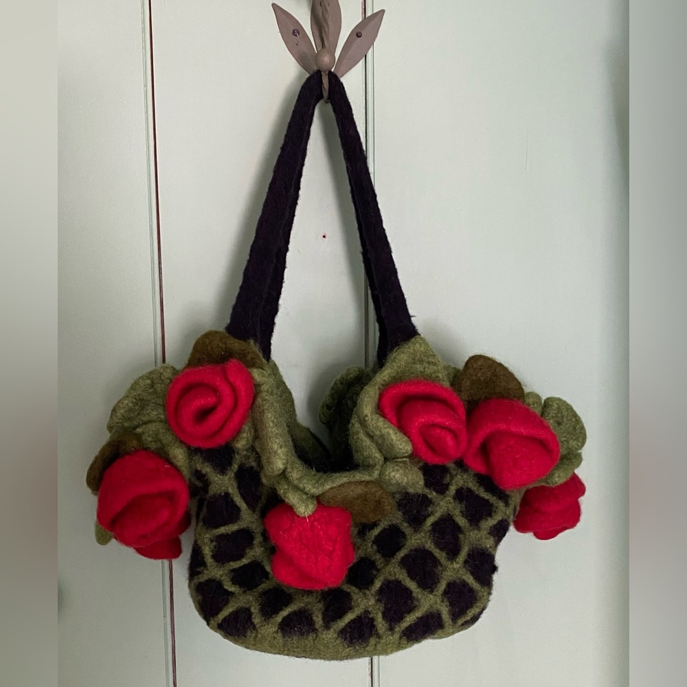 Handmade 100% Wool Bag
